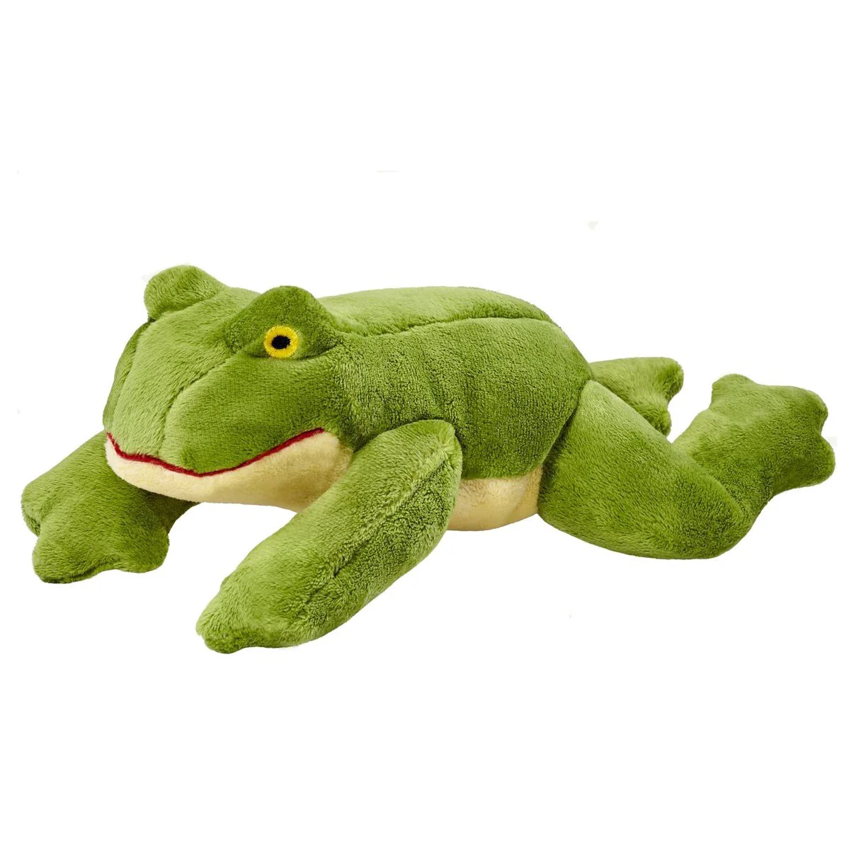 Olive Frog Squeaky Plush Dog Toy - Image 2