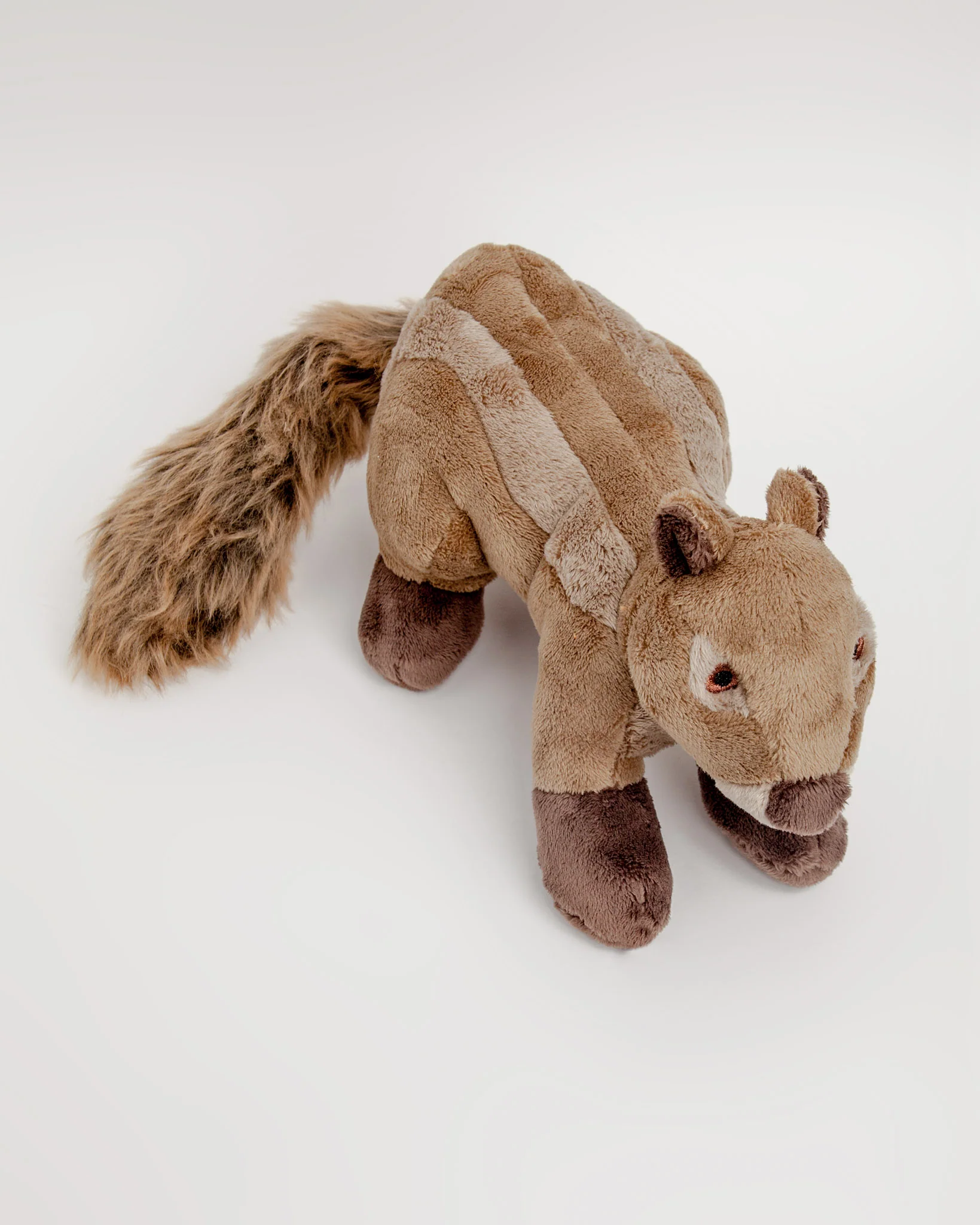 Peanut the Squirrel Squeaky Dog Plush Toy - Image 3