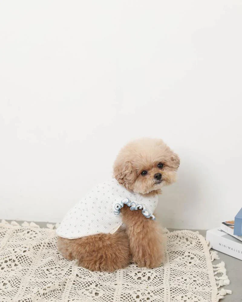 Flutter Sleeve Floral Top for Dogs (Cooling Effect) (FINAL SALE) - Image 2