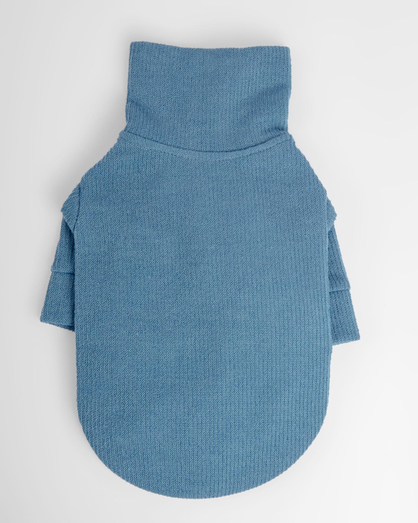 Foldover Half-Zip Dog Knit Sweater (FINAL SALE) - Image 3