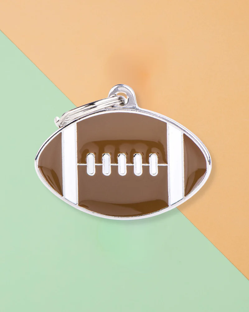 Football Custom Pet ID Tag