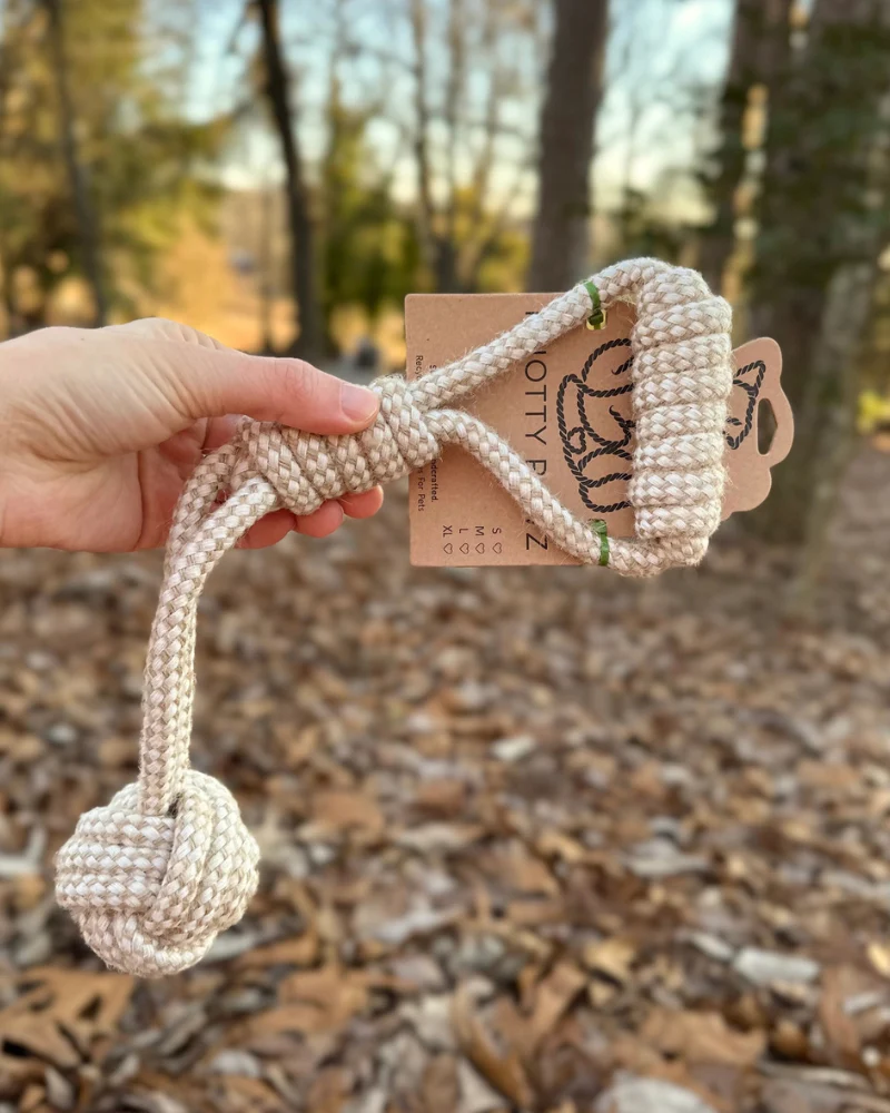 Forest Knot Hemp Rope Tug Dog Toy (FINAL SALE) - Image 2