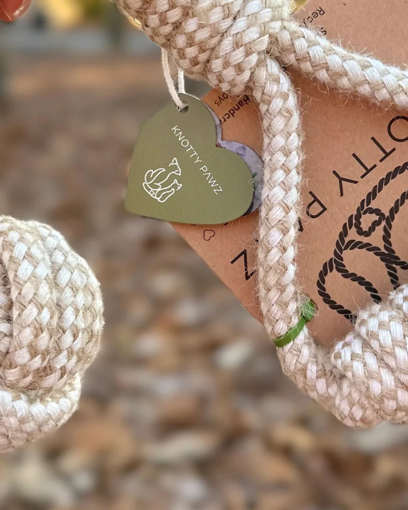 Forest Knot Hemp Rope Tug Dog Toy (FINAL SALE) - Image 3