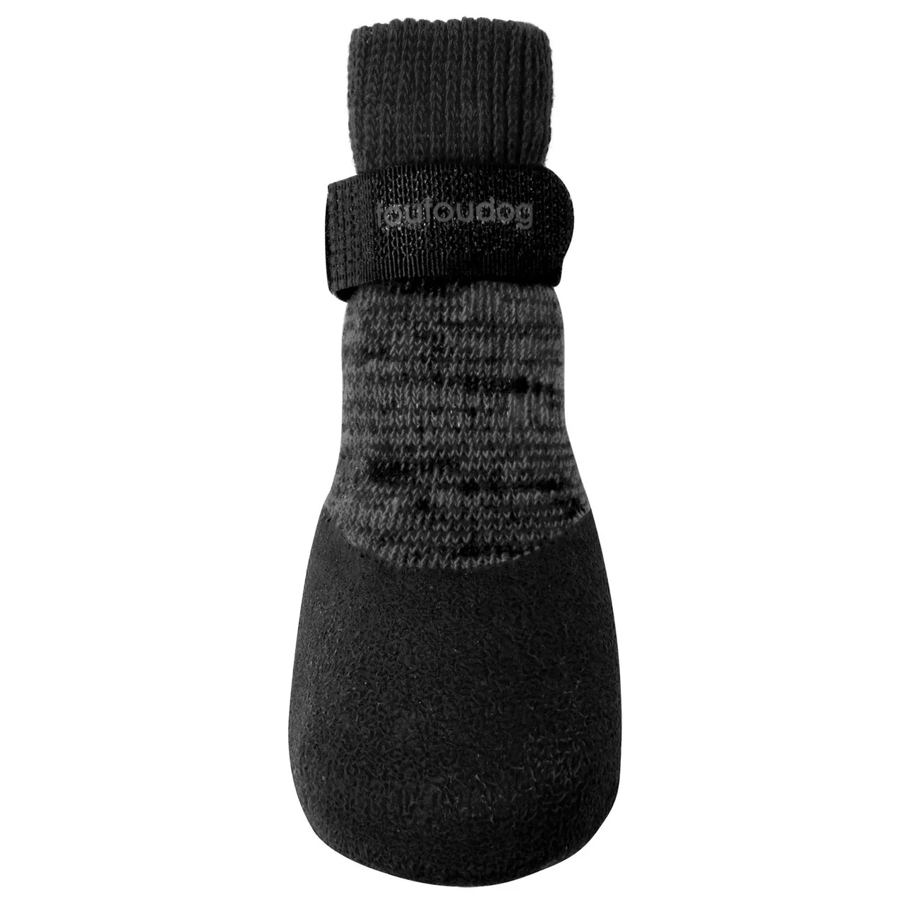 Rubber Dipped Dog Sock Boots in Black - Image 3