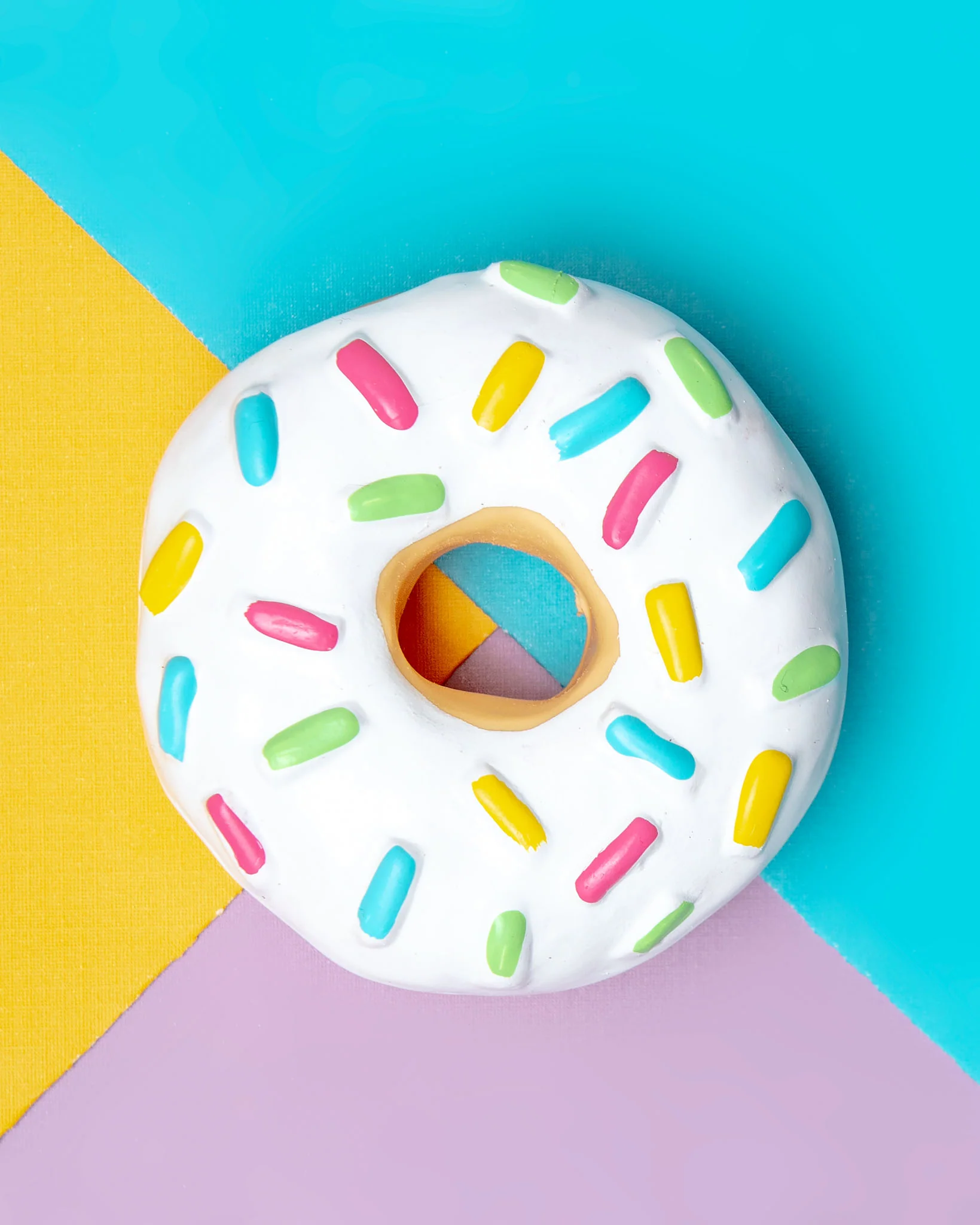 Donut Latex Squeaky Dog Toy - Image 4