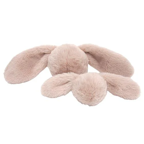 Fuzzy Wuzzie Squeaky Bunny Dog Toy in Pink - Image 3