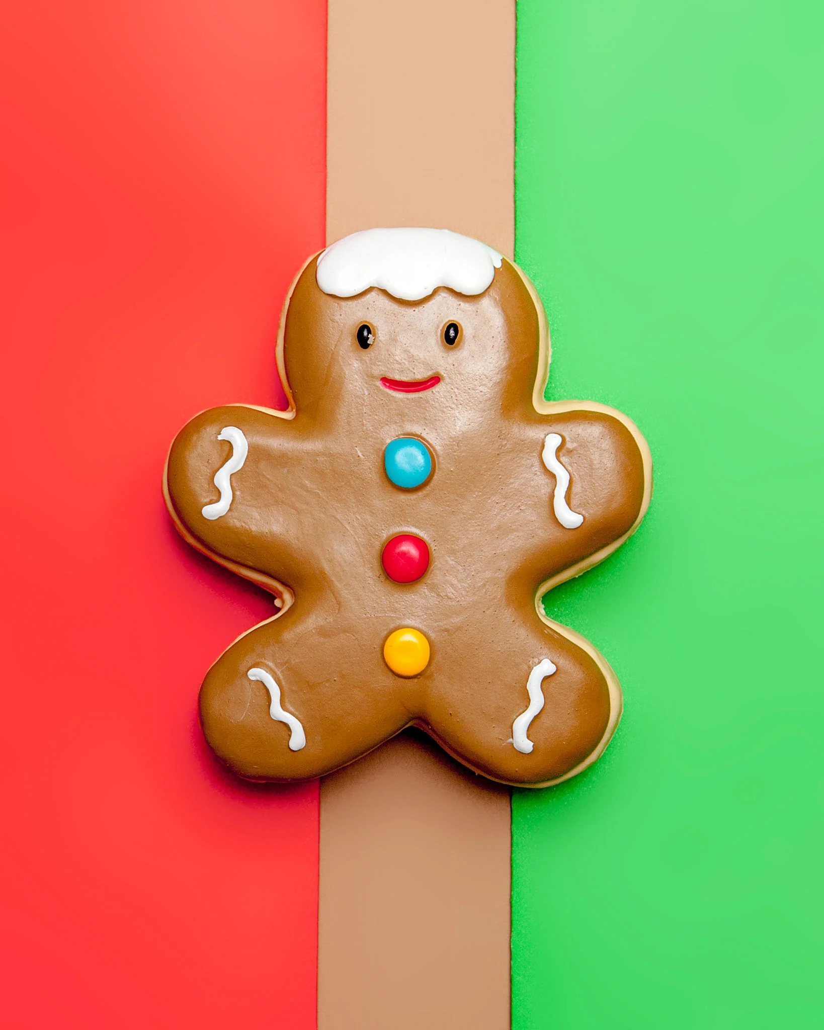 Gingerbread Man Squeaky Latex Dog Toy