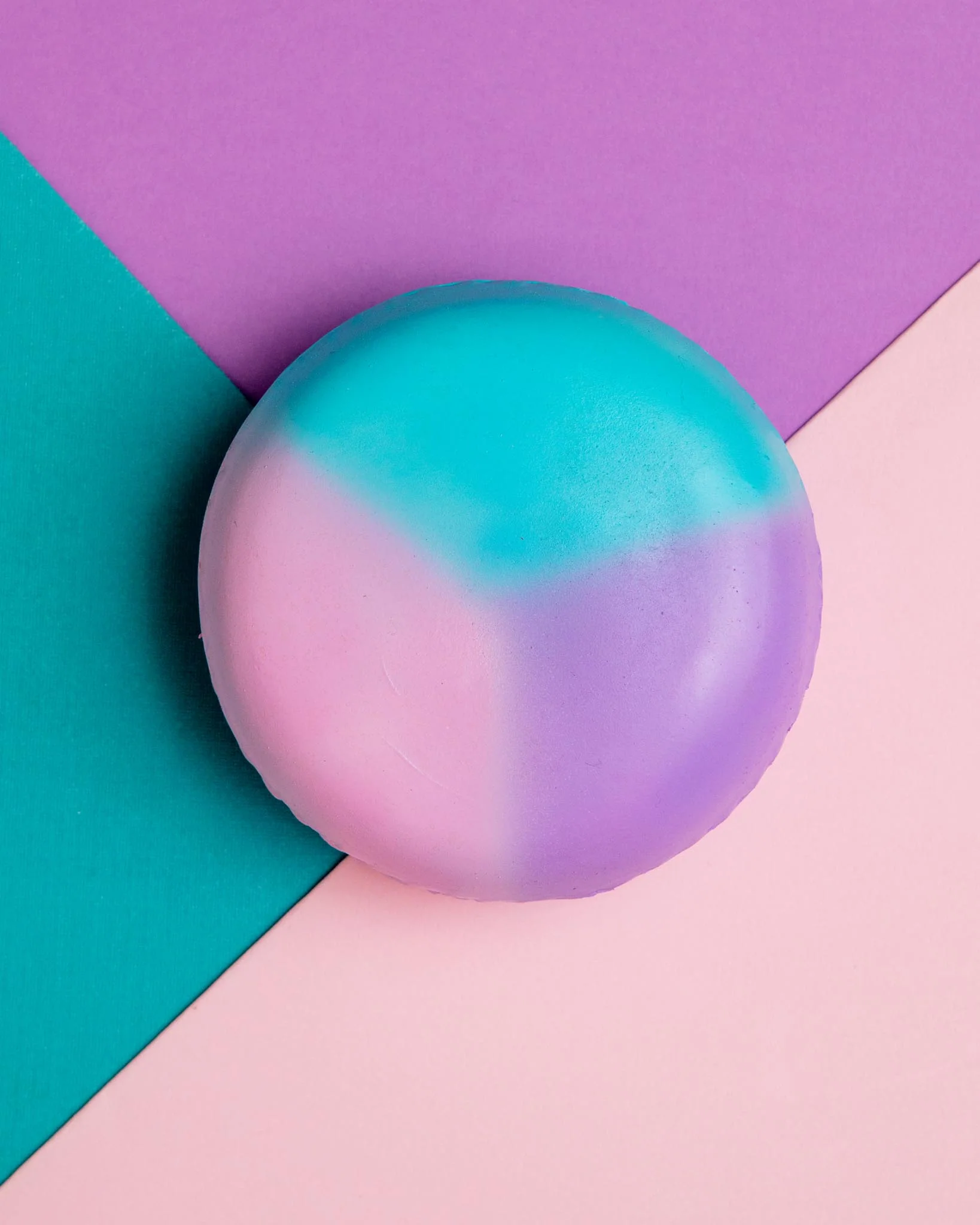 Rainbow Swirl Macaron Latex Squeaky Dog Toy (FINAL SALE) - Image 2
