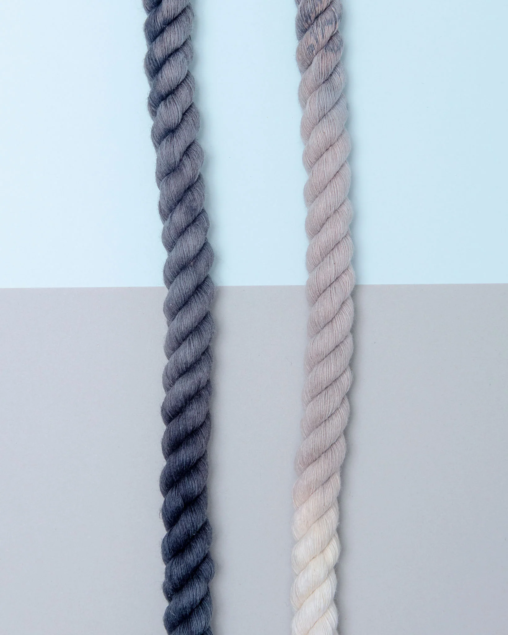 Adjustable Rope Dog Lead in Grey Ombré (Made in the USA) - Image 2