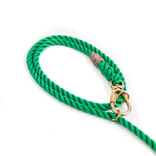 FOUND MY ANIMAL | Adjustable Rope Lead in Miami Green - Image 2