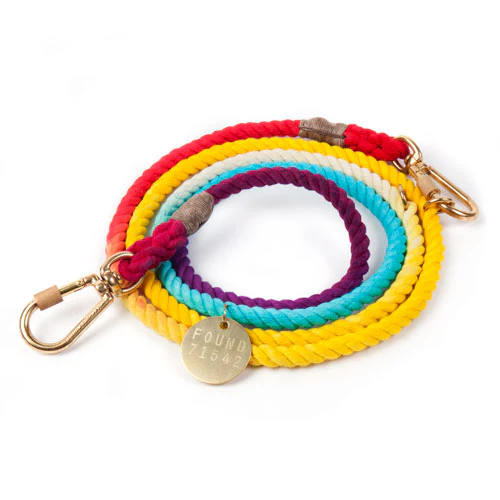 FOUND MY ANIMAL | Adjustable Rope Lead in Prismatic - Image 2