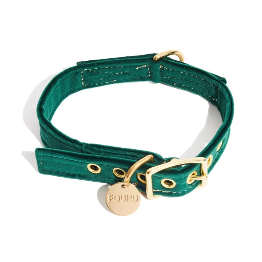 Velvet Collar in Emerald Green (FINAL SALE) - Image 2