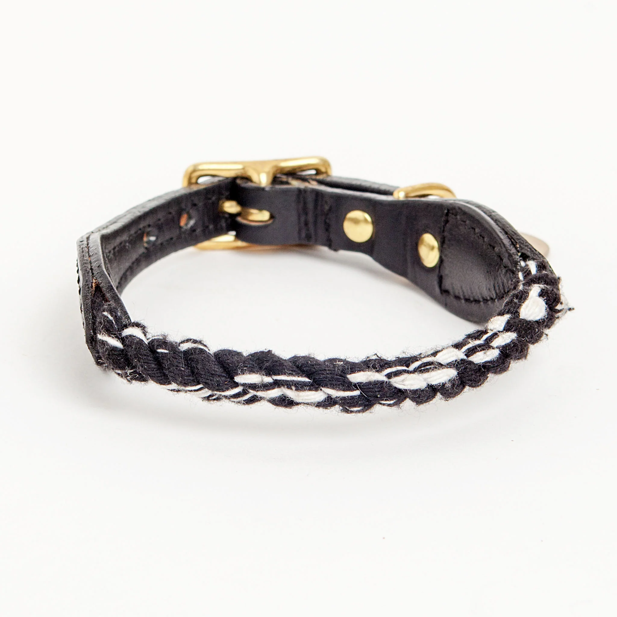 Rope Collar in Black and White (FINAL SALE) - Image 2