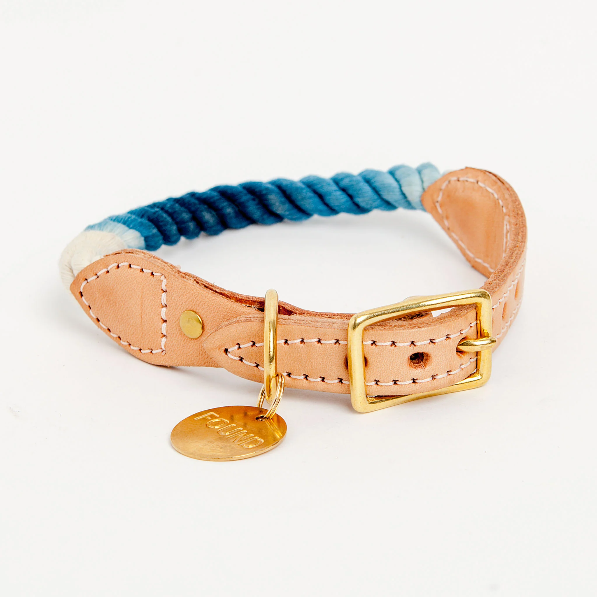 Rope Collar in Indigo Ombre (Made in the USA)<br>(FINAL SALE)
