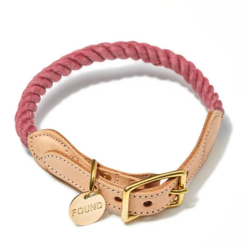 FOUND MY ANIMAL | Rope Collar in Nantucket Red (FINAL SALE)