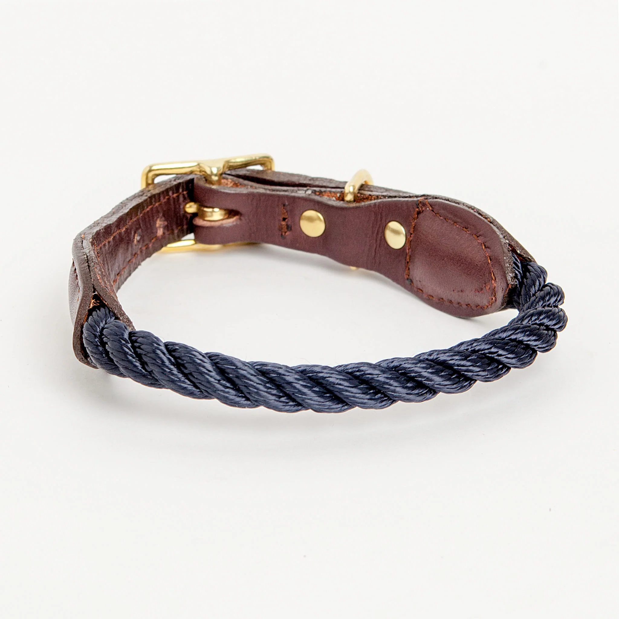 Rope Dog Collar in Navy (FINAL SALE) - Image 3