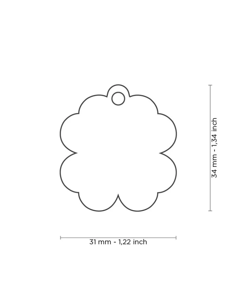 Four Leaf Clover Custom Pet ID Tag - Image 3