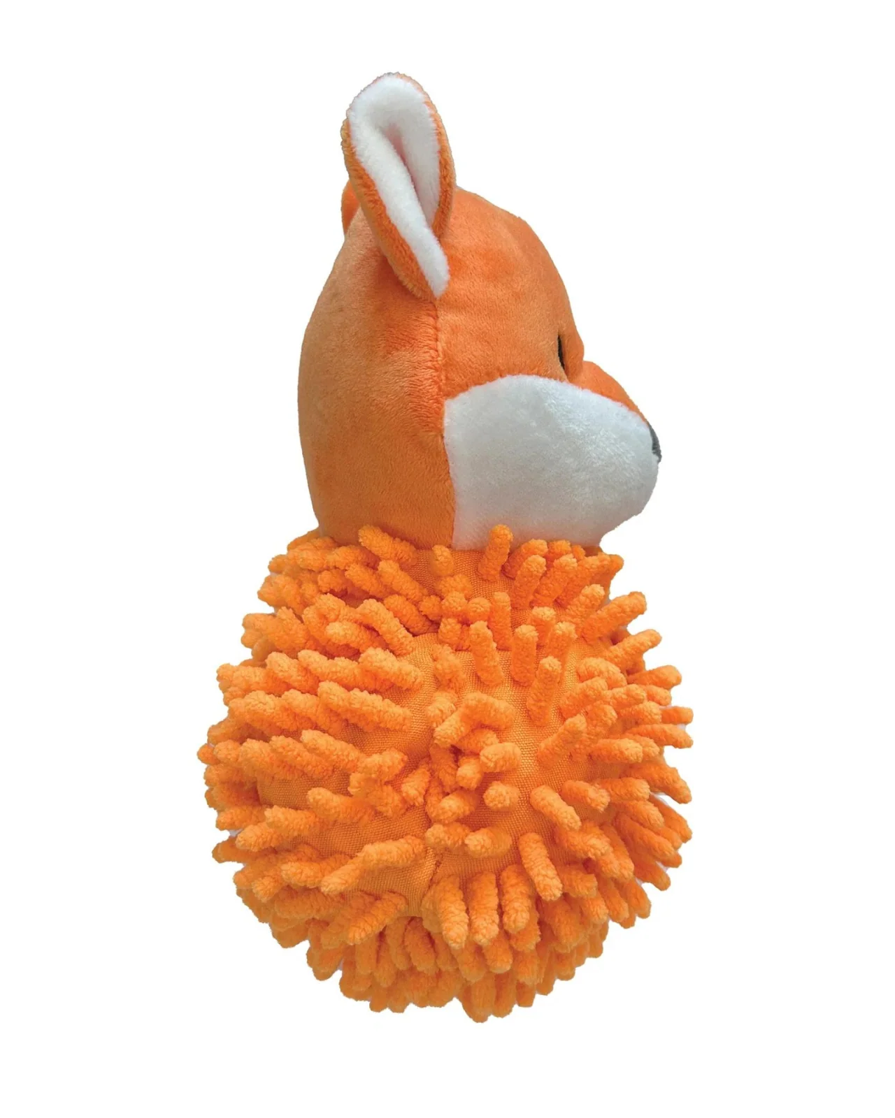Fox Squeaky Spiker 2-in-1 Dog Toy - Image 2