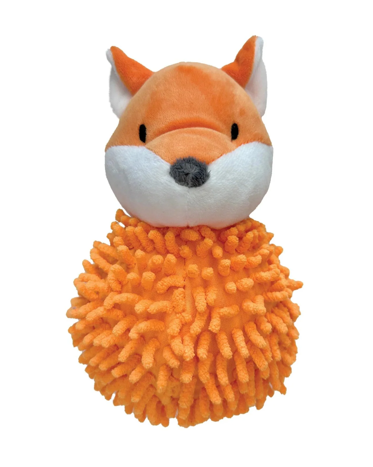 Fox Squeaky Spiker 2-in-1 Dog Toy - Image 3