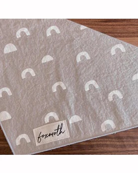 Oatmeal Moonrise Dog Bandana << FINAL SALE >> - Image 2