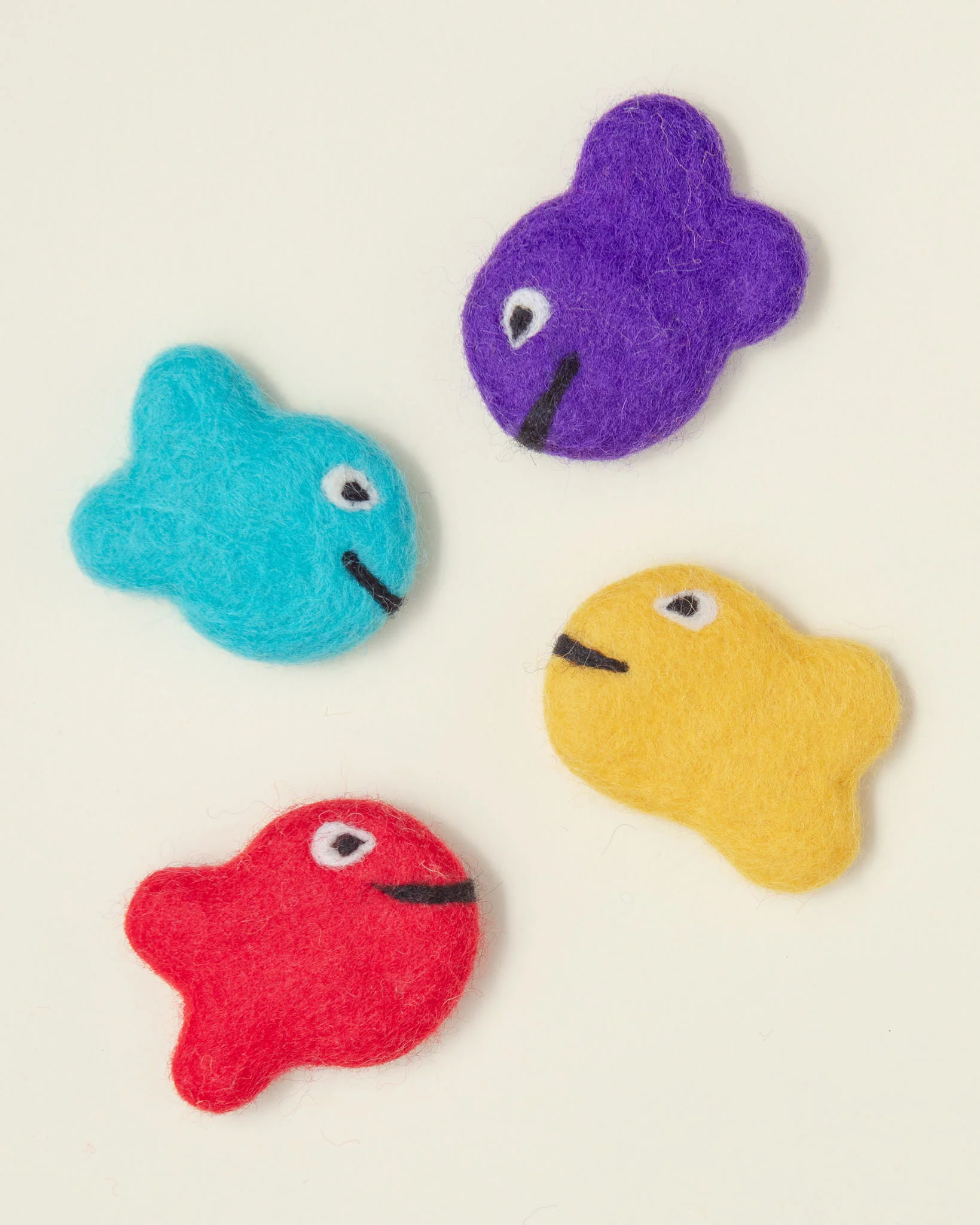Frank the Reef & Family Wool Small Dog or Cat Toy Set
