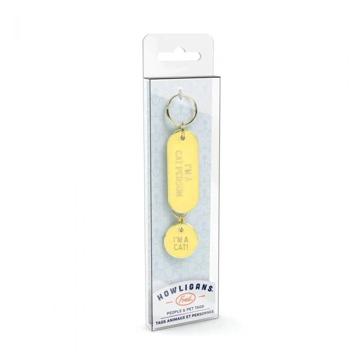 Cat Person Tag and Keychain Set (FINAL SALE) - Image 2