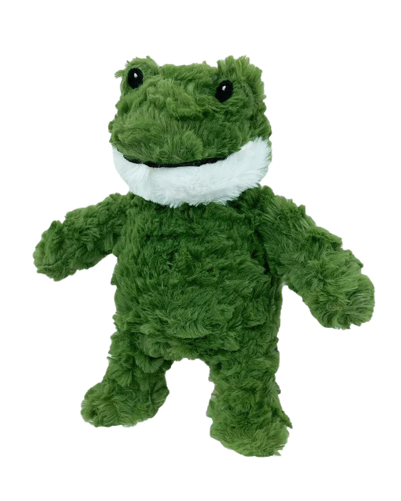 Fred the Frog Squeaky Plush Dog Toy - Image 2