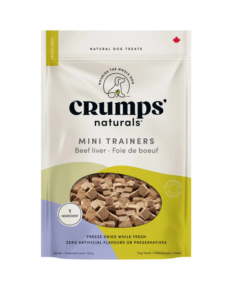 Freeze-Dried Beef Liver Mini Trainers Dog Treats