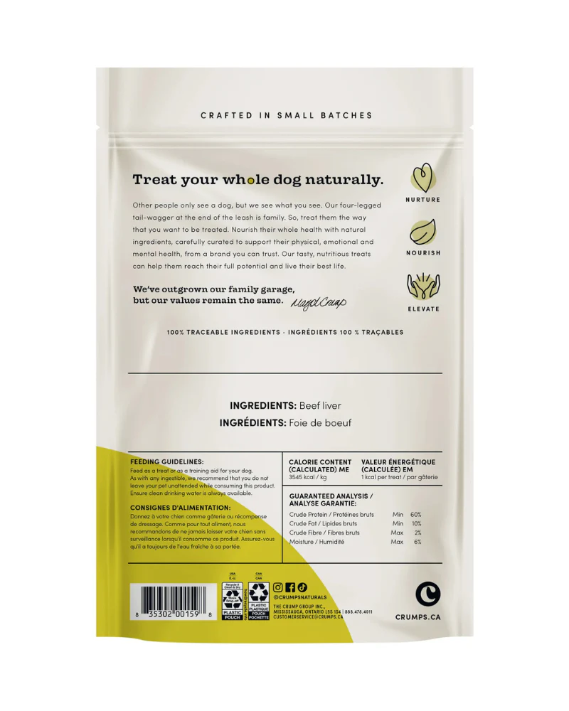 Freeze-Dried Beef Liver Mini Trainers Dog Treats - Image 2
