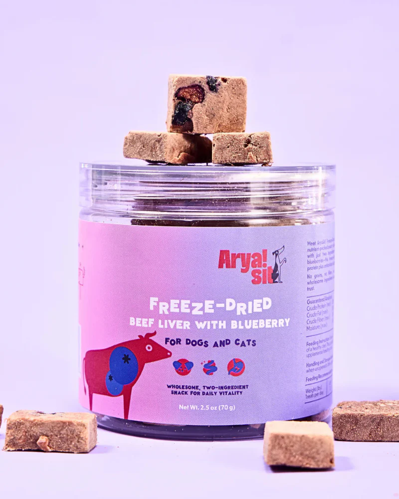 Freeze-Dried Beef Liver & Blueberry For Dogs & Cats - Image 2