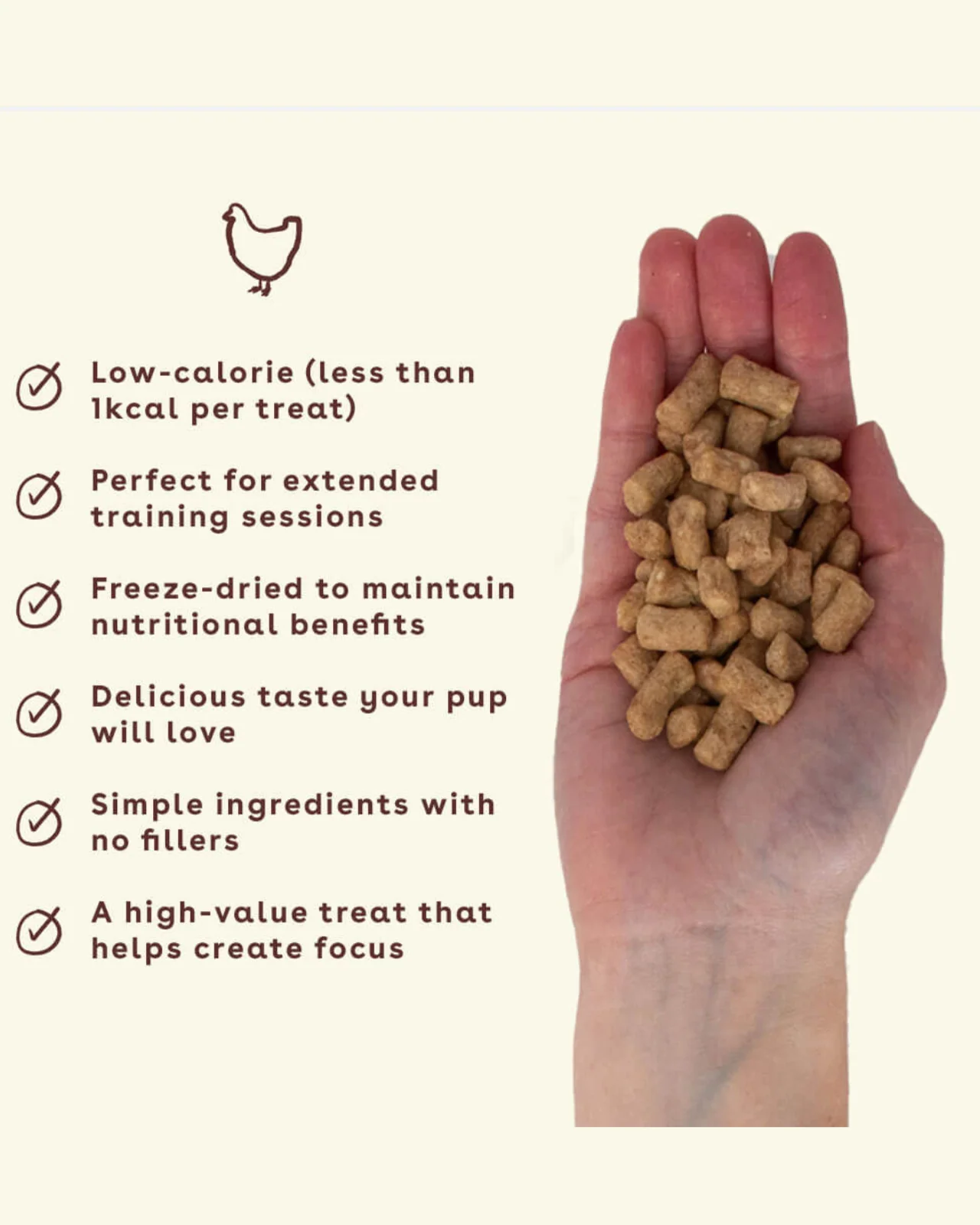 Freeze Dried Chicken Dog Training Treats - Image 2