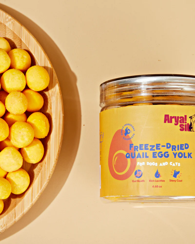 Freeze-Dried Quail Egg Yolk Treat for Dogs & Cats - Image 2