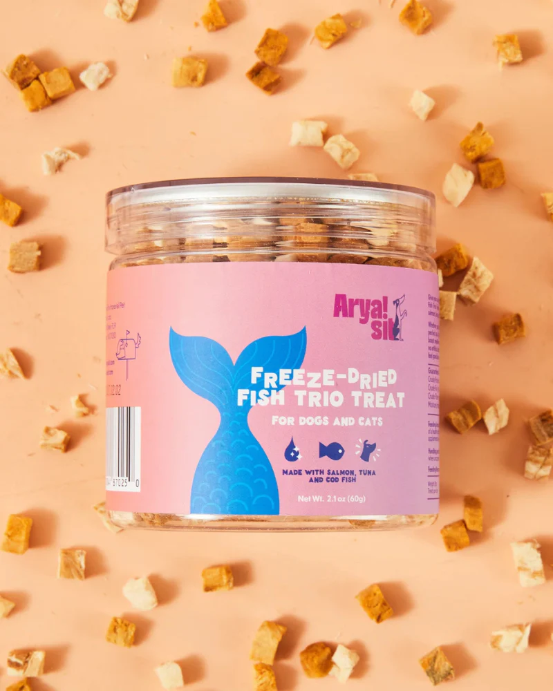 Freeze-Dried Fish Trio For Dogs & Cats