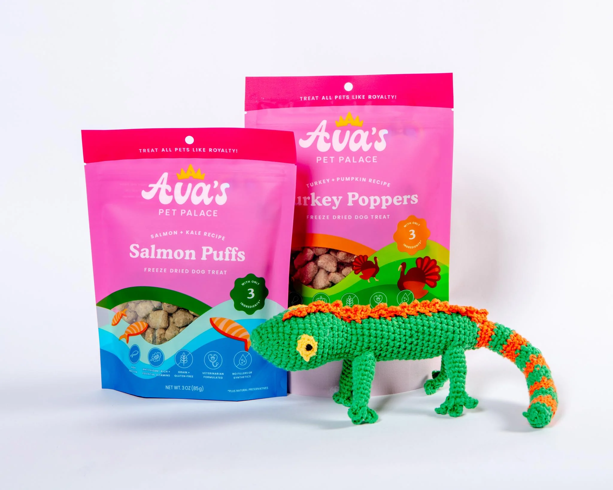 Freeze-Dried Salmon Puffs Dog Treats - Image 3