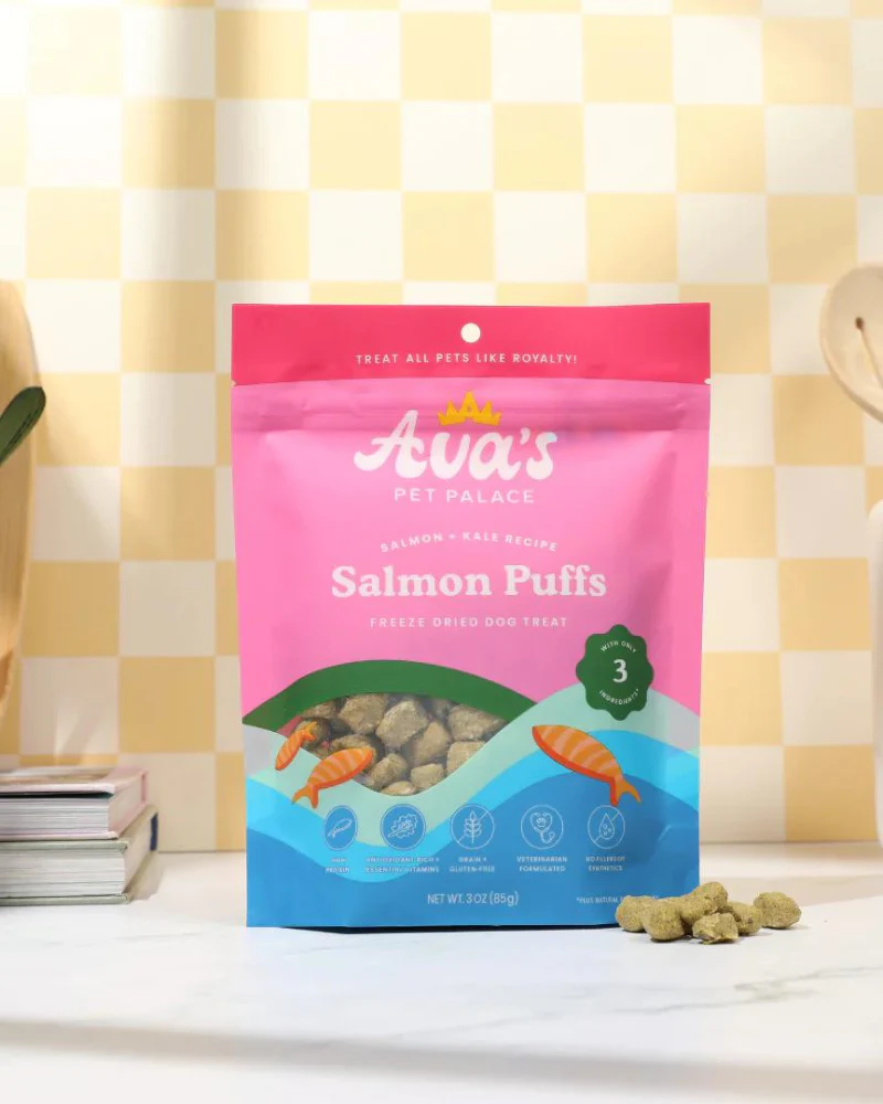 Freeze-Dried Salmon Puffs Dog Treats - Image 5