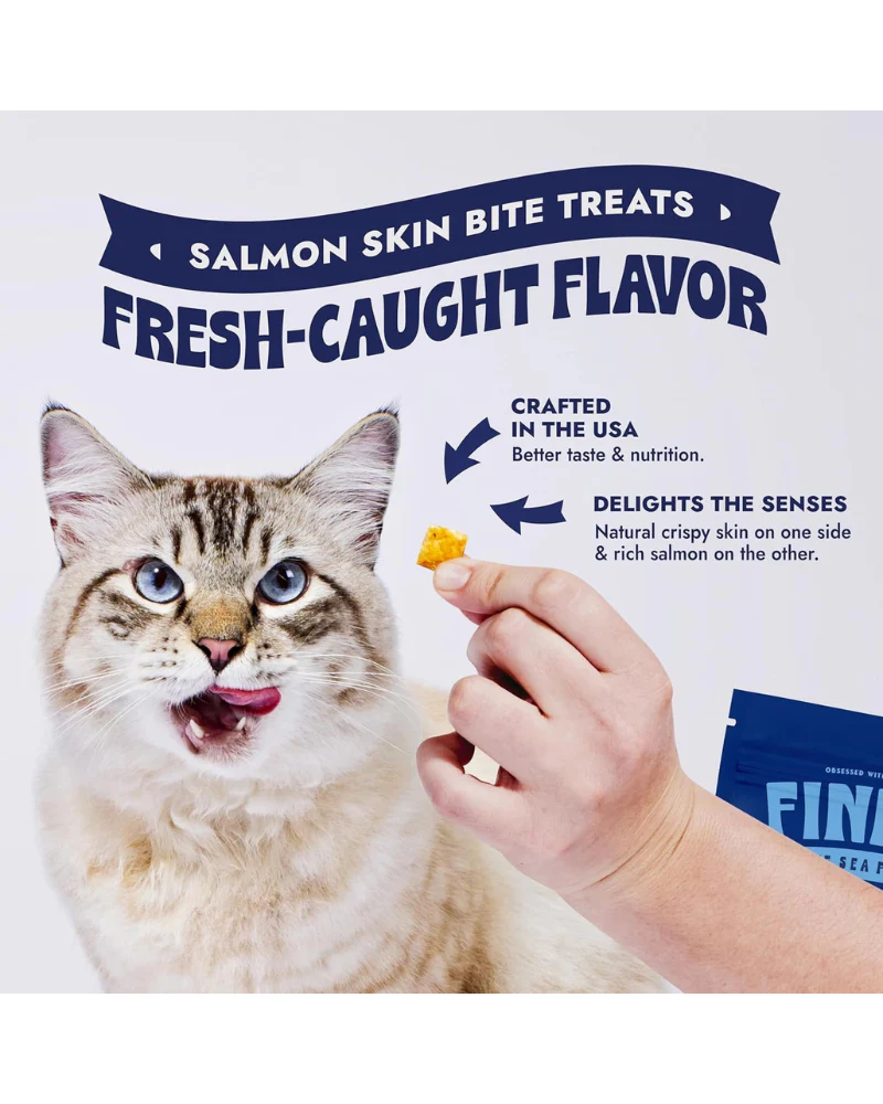 Freeze-Dried Salmon Skin Bites for Cats - Image 5