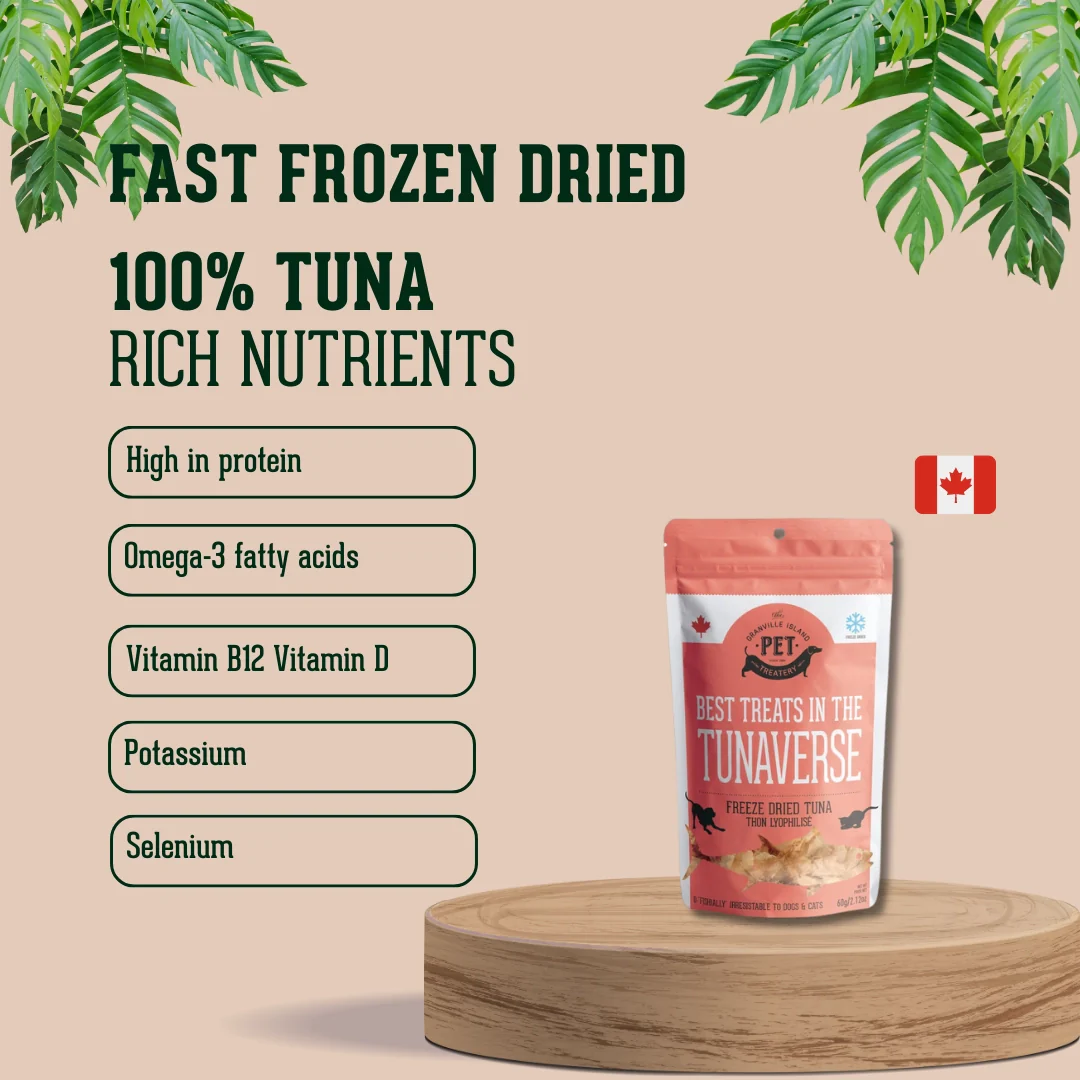 Freeze Dried Tuna Flakes Treats For Dogs & Cats - Image 4