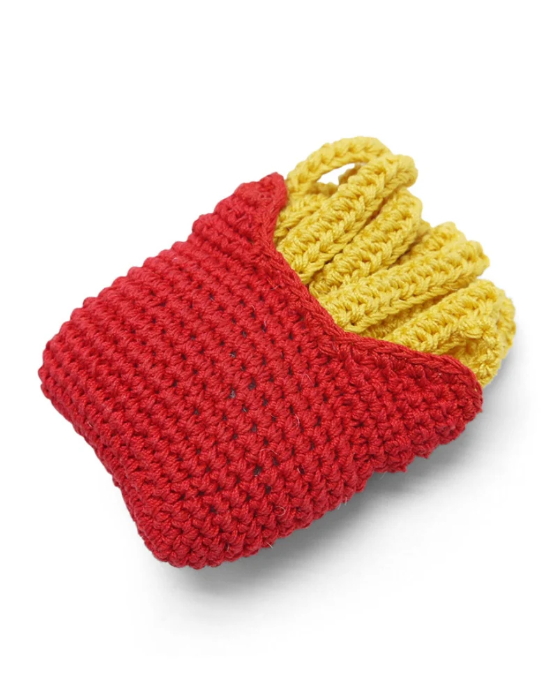 French Fries Squeaky Knit Dog Toy - Image 5