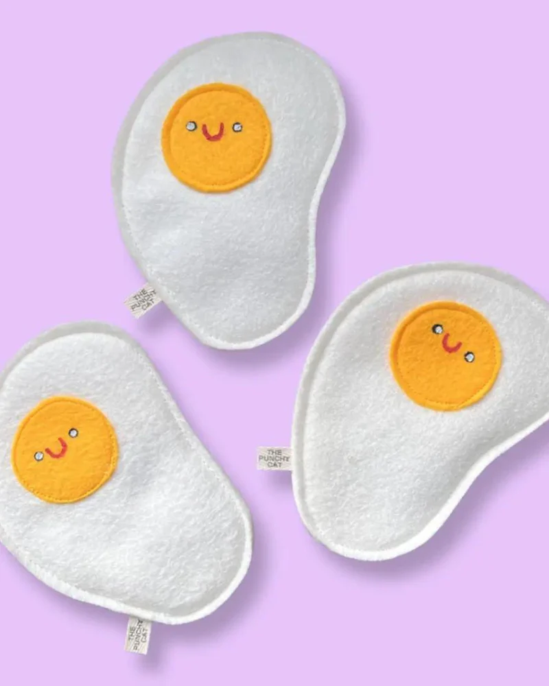 Fried Egg Catnip Toy - Image 4