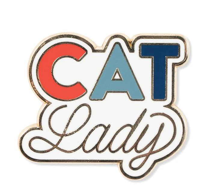 FRINGE STUDIO | Cat Lady Enamel Pin