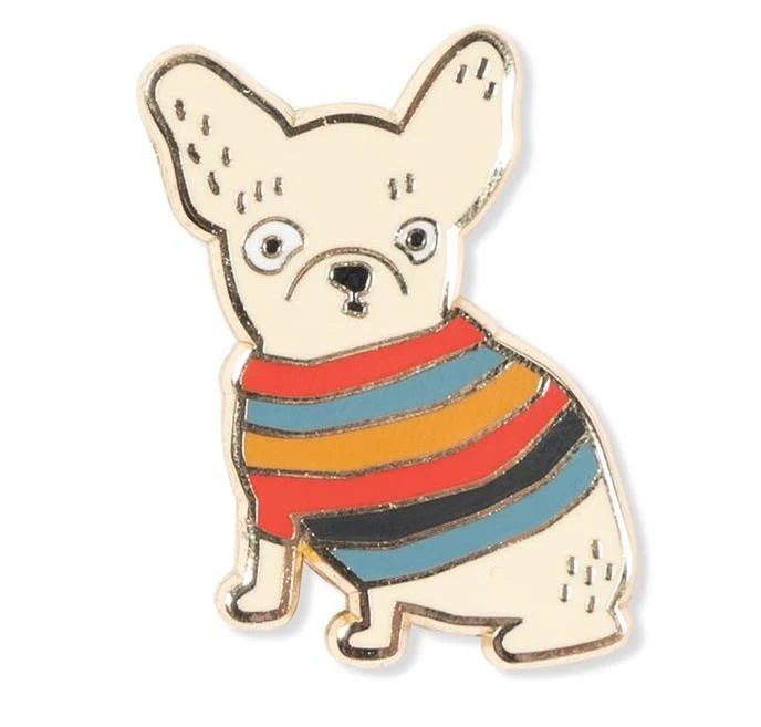 FRINGE STUDIO | Weird Frenchie Enamel Pin