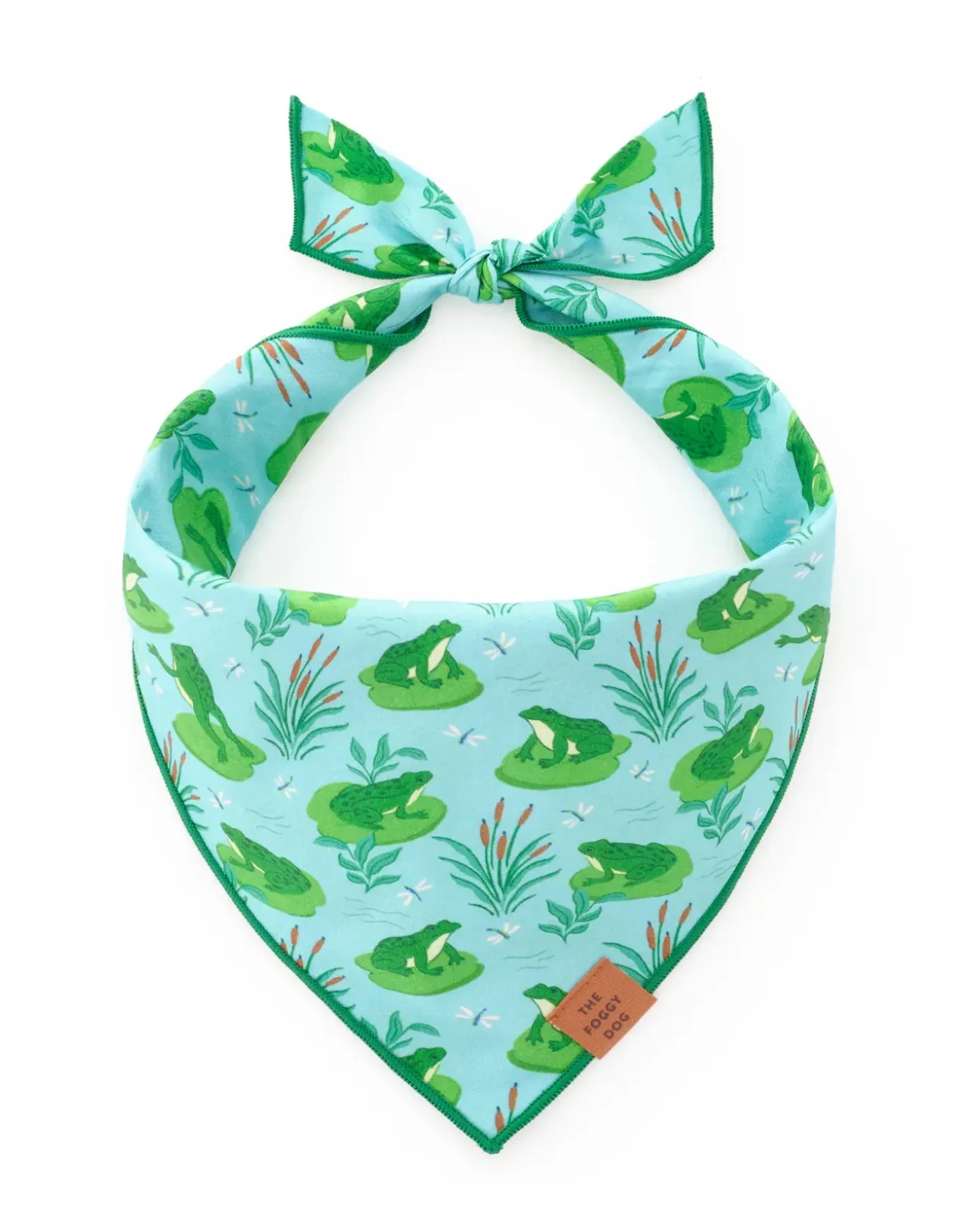 Frog Pond Spring Dog Bandana (Made in the USA) (FINAL SALE) - Image 2