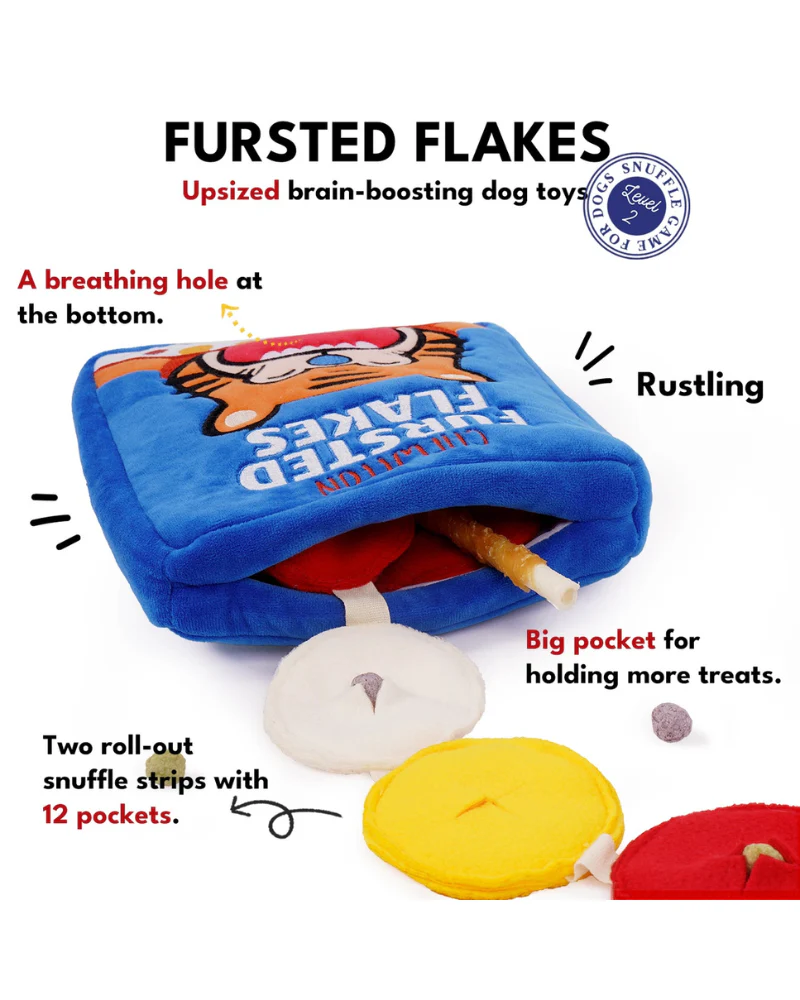 Frosted Flakes Plush Snuffle Dog Treat Toy - Image 5