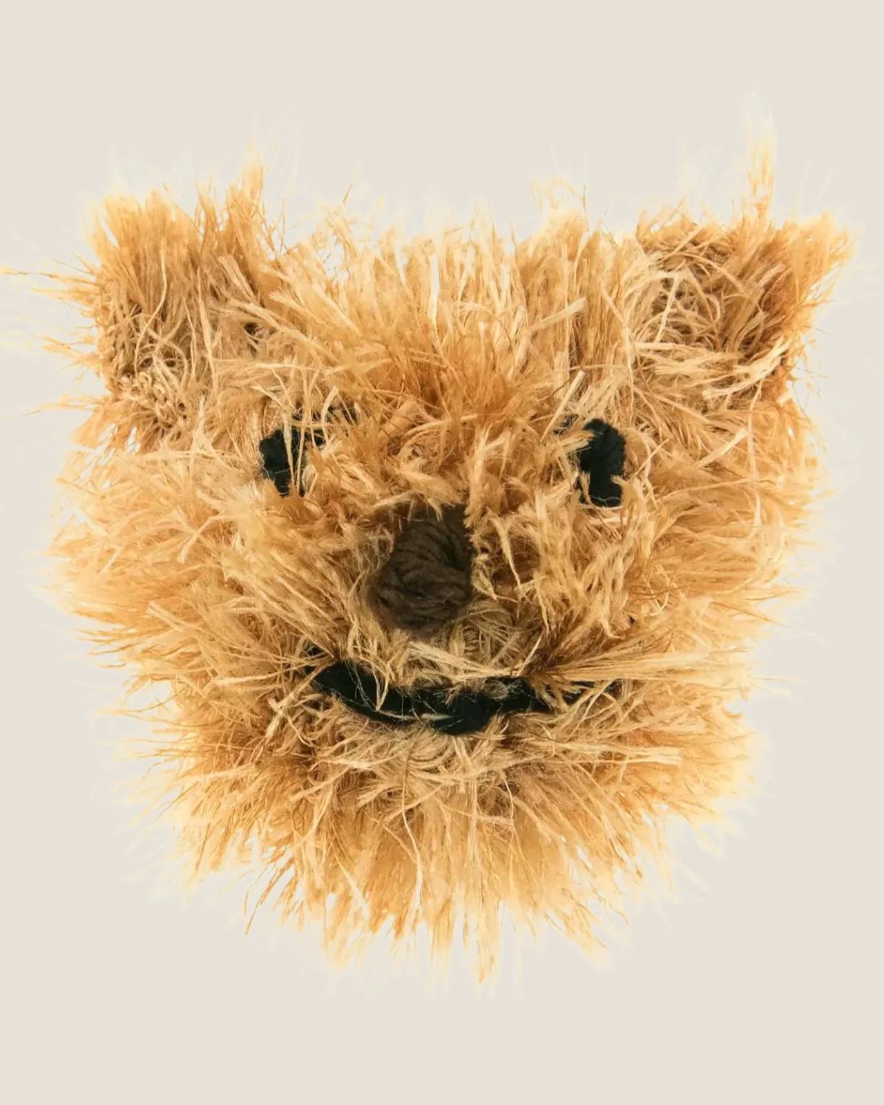 Fuzzy Bear Squeaky Dog Toy - Image 3