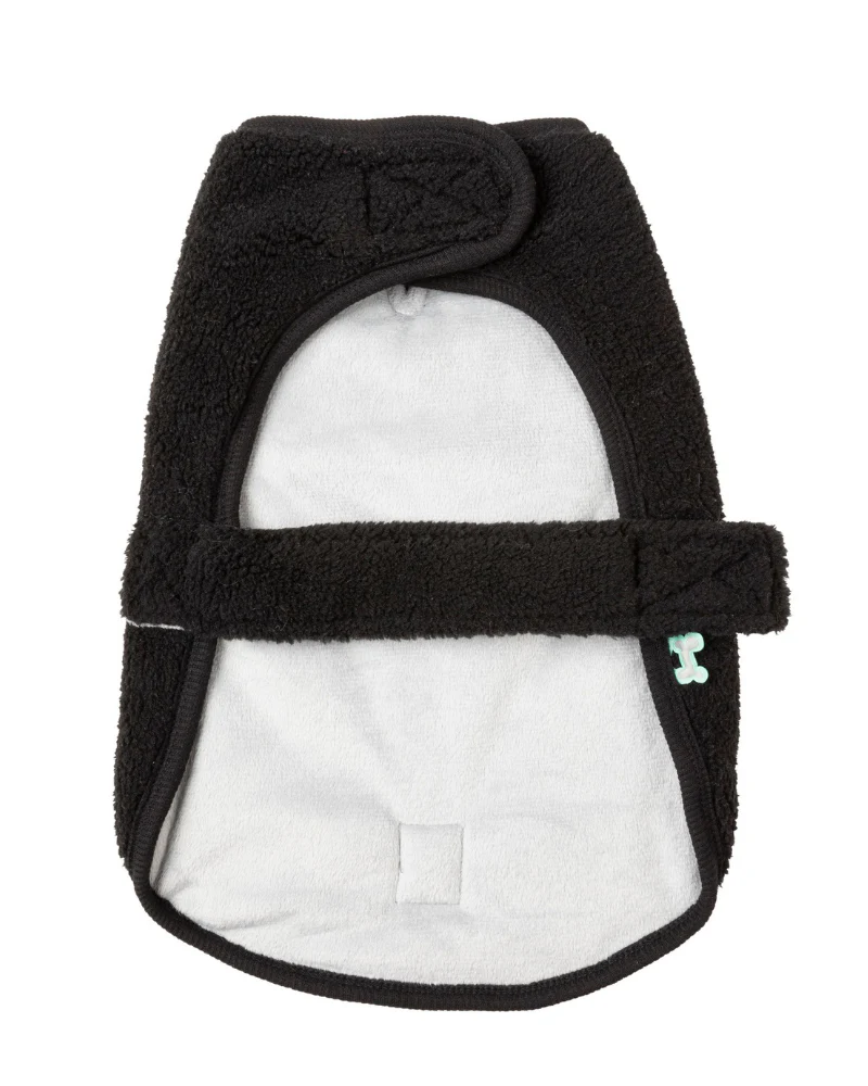 Black Teddy Wrap Dog Vest << CLEARANCE >> - Image 3