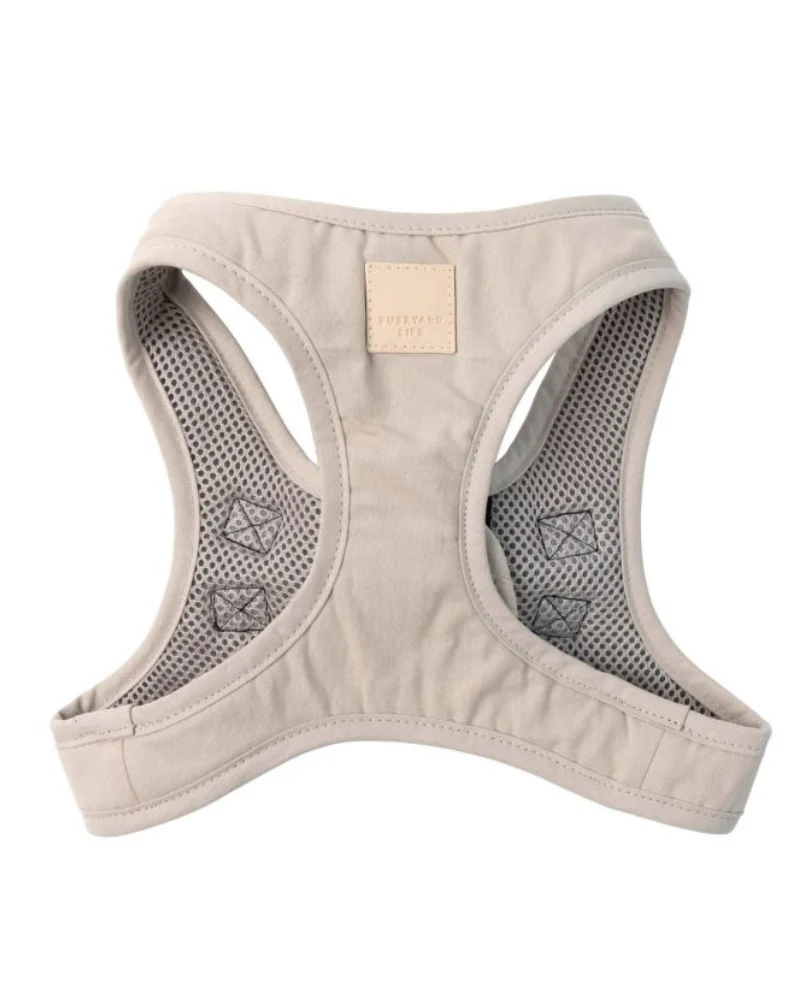 Soft Fabric Step-In Dog Harness in Sandstone - Image 2