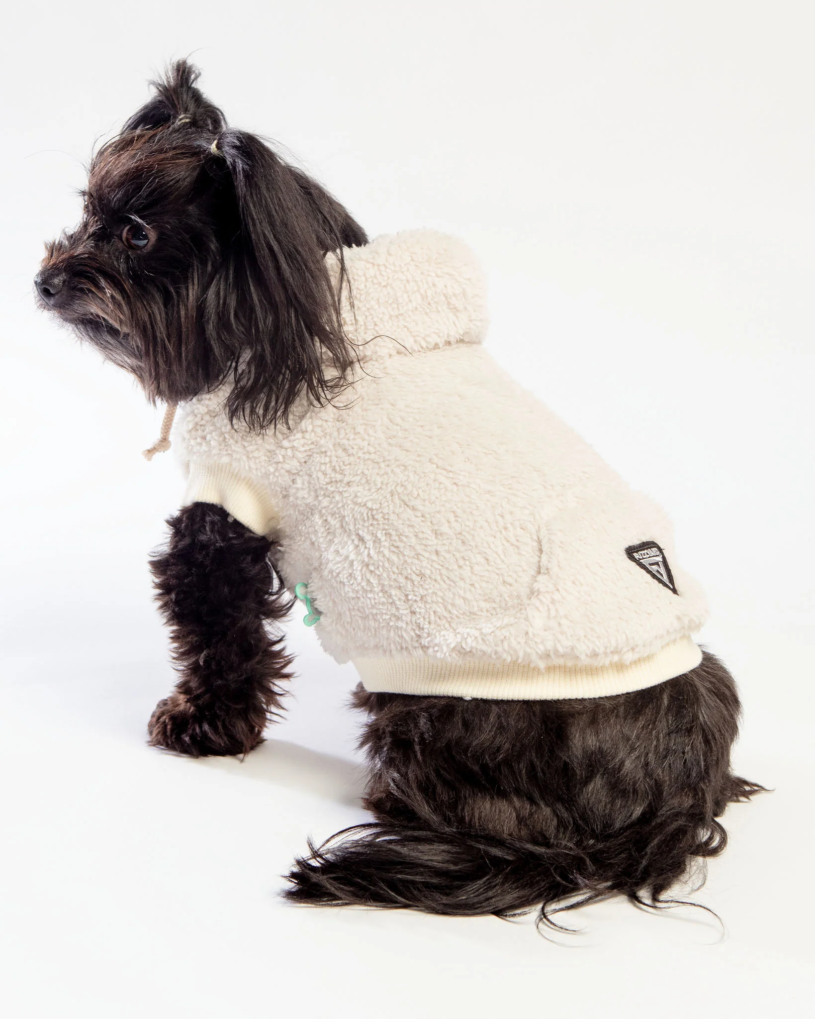 Ready Teddy Winter Hoodie in Ivory - Image 3