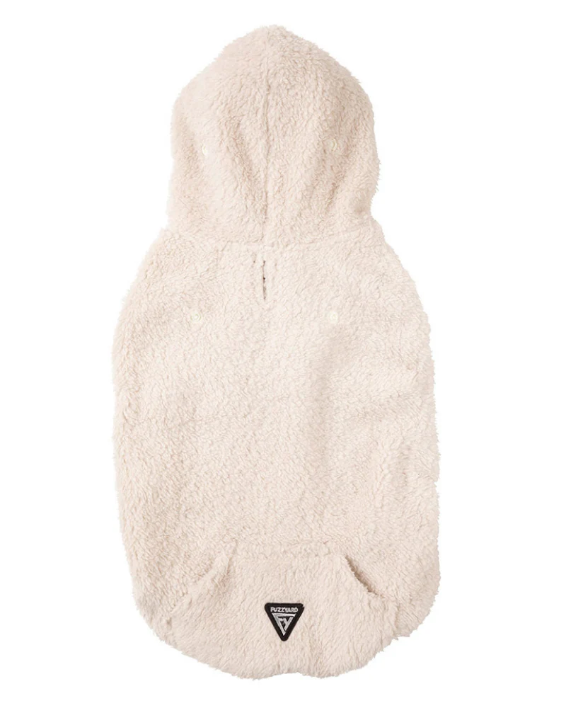 Ready Teddy Winter Hoodie in Ivory - Image 4