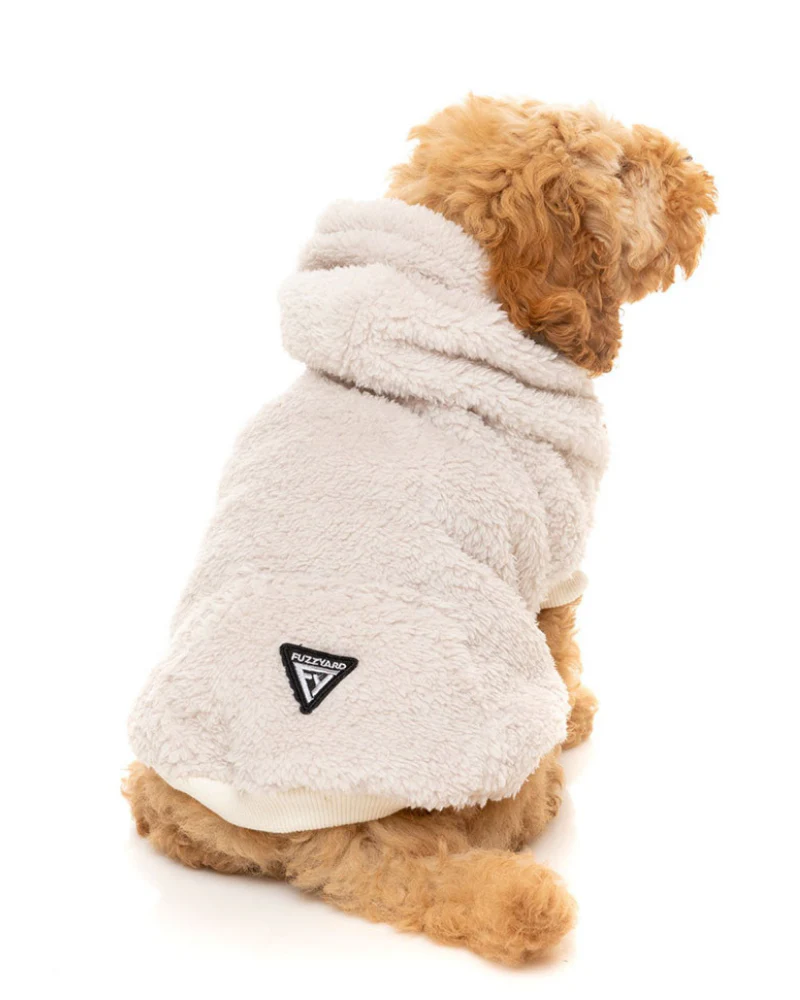 Ready Teddy Winter Hoodie in Ivory - Image 6