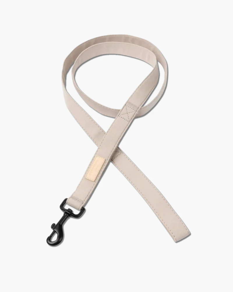 Soft Fabric Dog Leash (with Traffic Loop) in Sandstone, Myrtle Green or Soft Blush